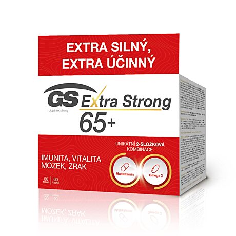 GS Extra Strong 65+,  60 tablet a 60 kapslí