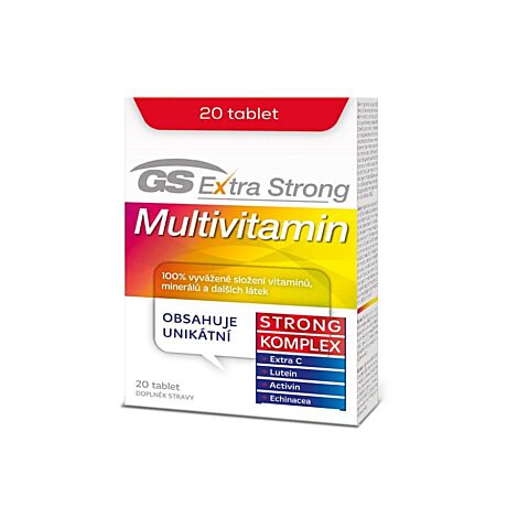 GS Extra Strong Multivitamin, 20 tablet