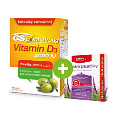 GS Extra Strong Vitamin D3 2000 IU, 90 kapslí