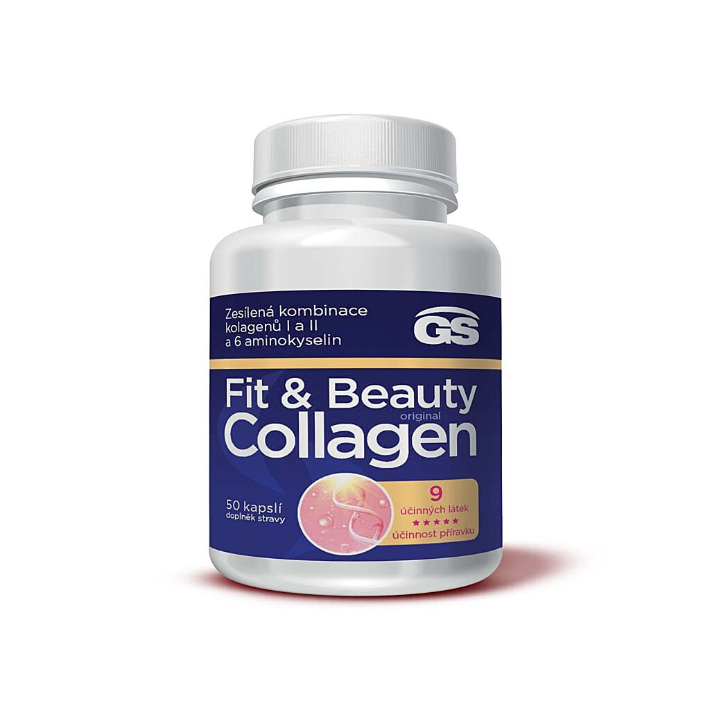 GS Fit&Beauty Collagen, 50 kapslí