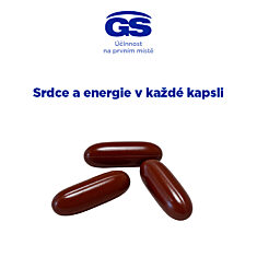 GS Koenzym Lipo Q10 200 mg cardio, 45 kapslí