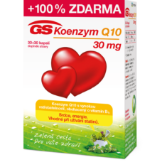GS Koenzym Q10 30 mg, 30+30 kapslí