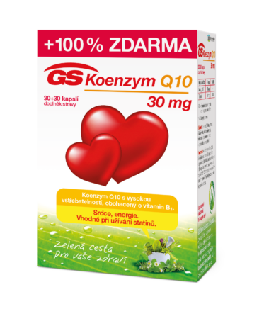 GS Koenzym Q10 30 mg, 30+30 kapslí