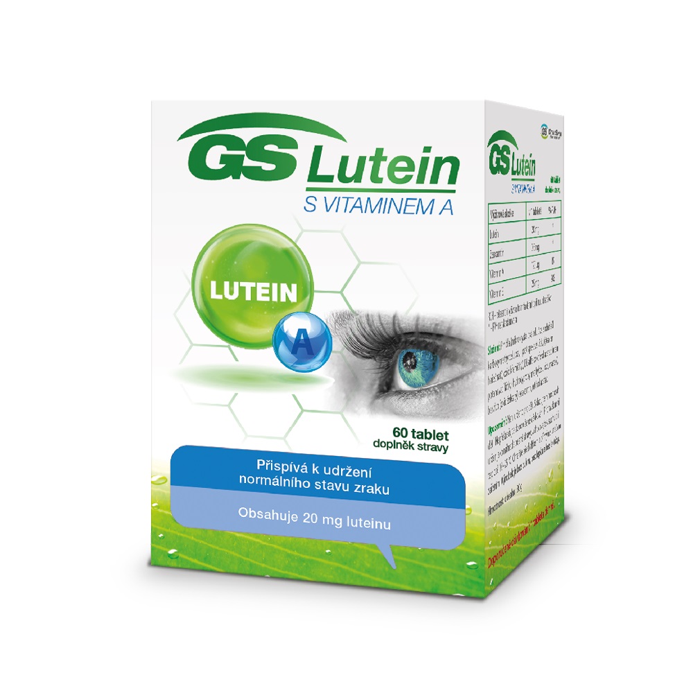 GS Lutein s vitaminem A, 60 tablet GSKlub.cz