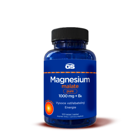 GS Magnesium malate pure 1000 mg + B6, 100 tablet