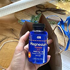GS Magnesium malate PURE 1000 mg + B6, 100 + 10 tablet NAVÍC, dárkové balení