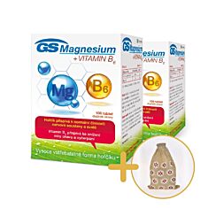 GS Magnesium s vitaminem B6, 200 tablet