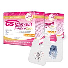 GS Mamavit Prefolin+DHA, 60 tablet + 60 kapslí