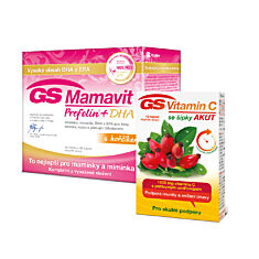 GS Mamavit Prefolin+DHA, 30 tablet + 30 kapslí