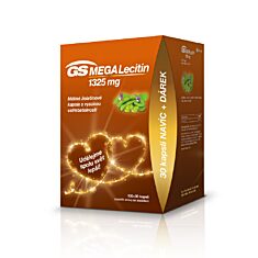 GS MEGA Lecitin 1325 mg, 100+30 kapslí, dárkové balení