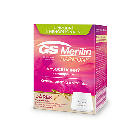 GS Merilin Harmony, 60+30 tablet + dárek VICHY Neovadiol 15 ml