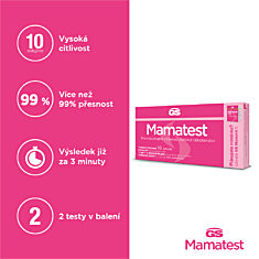 GS Mamatest Těhotenský test, 2 × 2 kusy
