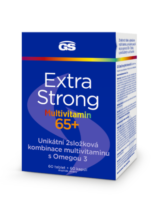 GS Extra Strong Multivitamin 65+,  60 tablet + 60 kapslí