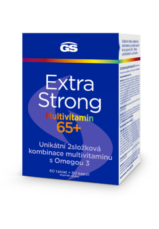 GS Extra Strong Multivitamin 65+, 60 tablet + 60 kapslí