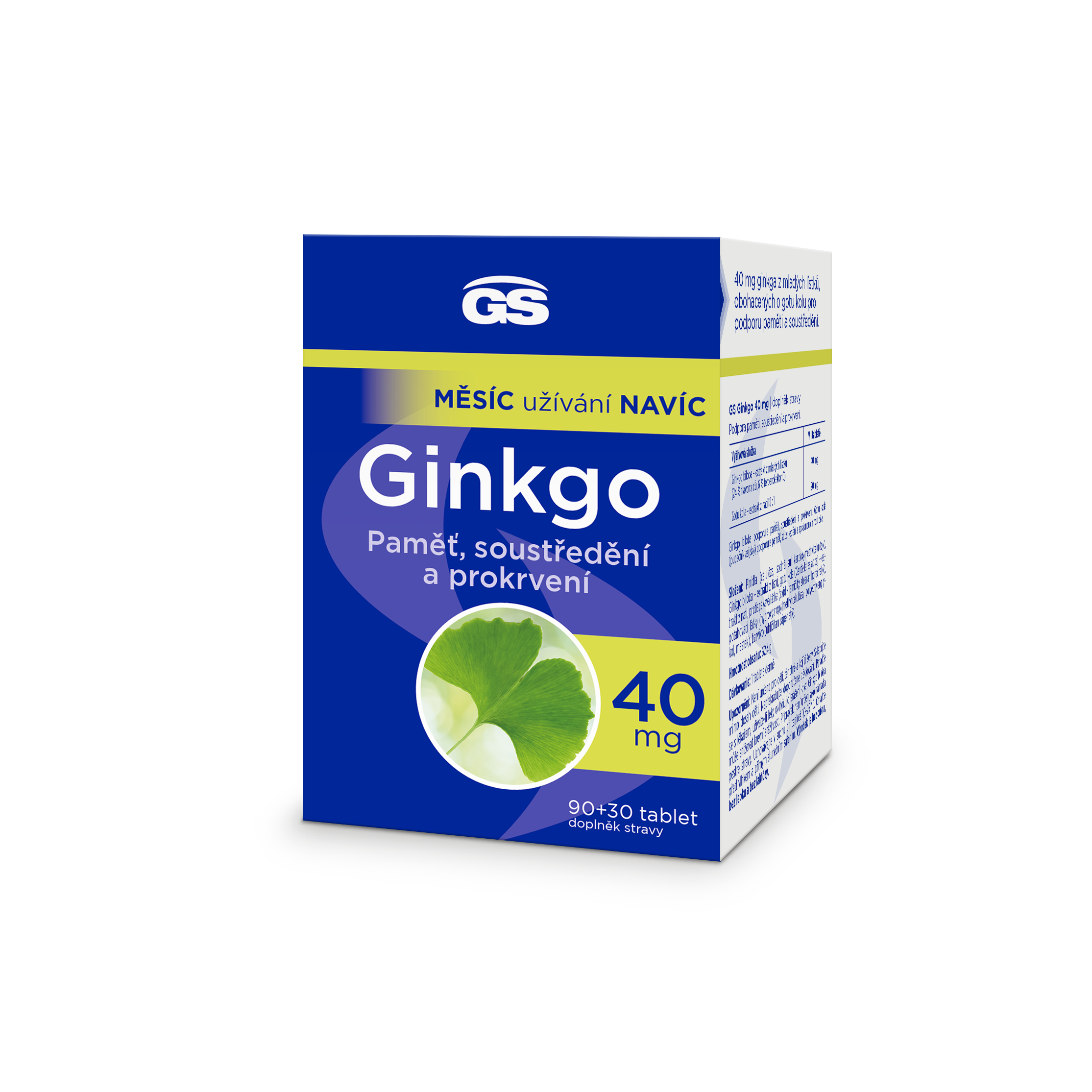 GS Ginkgo 40 mg, 90+30 tablet