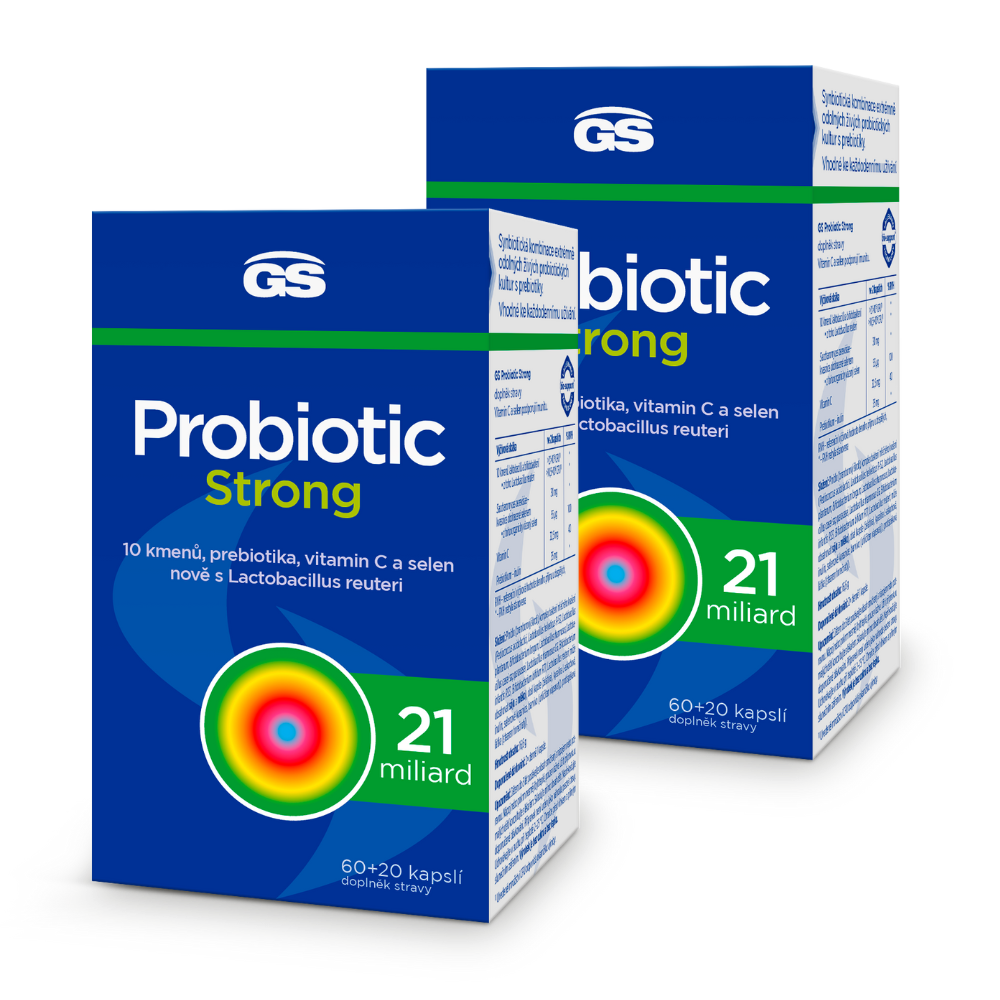 GS Probiotic Strong 2 × 80 kapslí