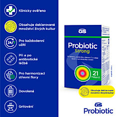 GS Probiotic Strong, 2 × 80 kapslí