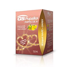 GS Pupalka FORTE s vitaminem E, 70+30 kapslí, dárkové balení