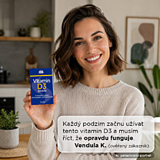 GS Vitamin D3 2000 IU, 30 kapslí