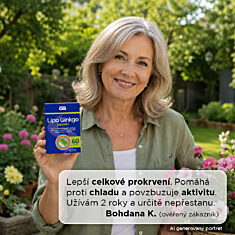 GS Lipo Ginkgo paměť+ 60 mg, 90 kapslí