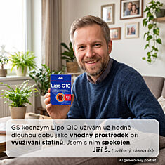 GS Koenzym Lipo Q10® 100 mg, 2 × 60 kapslí