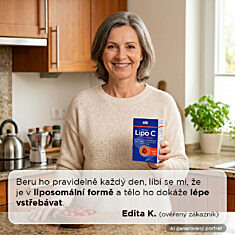 GS Vitamin Lipo C 500 mg se šípky, 4 × 100 kapslí