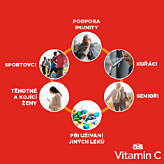 GS Vitamin C 500 + šípky, 50+10 tablet