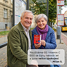 GS Vitamin C 500 + šípky, 50+10 tablet