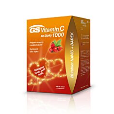 GS Vitamin C 1000 se šípky, 100+20 tablet, dárkové balení