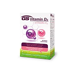 GS Vitamin D3 + VITAMIN K2, 30 tablet