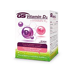 GS Vitamin D3 + VITAMIN K2, 60 tablet