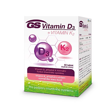 GS Vitamin D3 + VITAMIN K2, 60 tablet