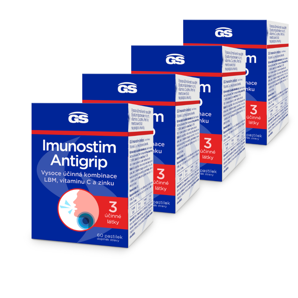 GS Imunostim Antigrip, 4 × 60 pastilek