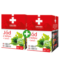 Cemio Jód z Kelpu + Selen, 60 tablet, 1+1 ZDARMA