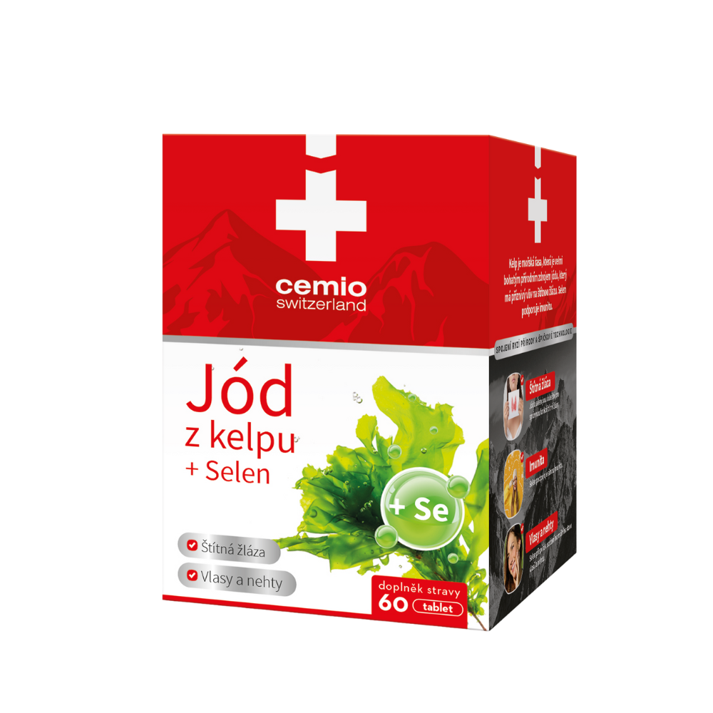 Levně Cemio Jód z Kelpu + Selen, 60 tablet