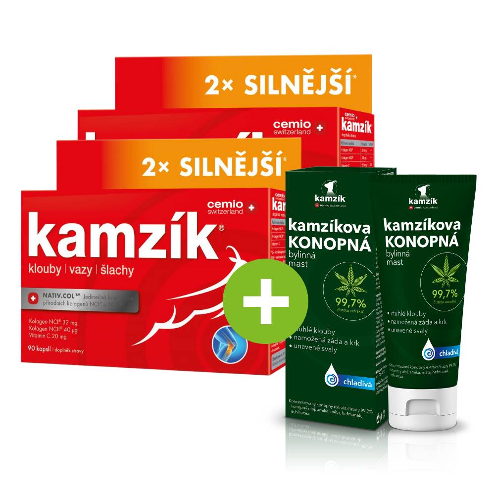 Cemio Kamzík® silnější,180 kapslí