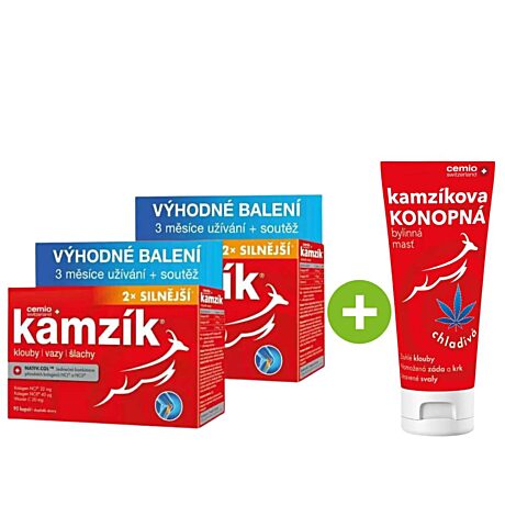 Cemio Kamzík® silnější, 2 x 90 kapslí, limitovaná edice Léto 2023