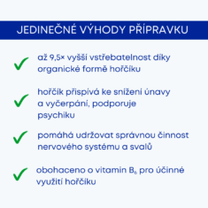 GS Magnesium citrát 1340 mg + B6, 50 + 50 tablet