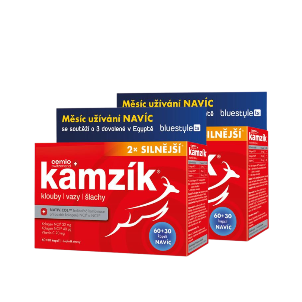 Cemio Kamzík® silnější, 2 x 60 + 30 kapslí, limitovaná edice Léto 2025