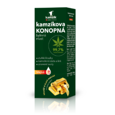 Kamzíkova konopná bylinná mast hřejivá, 200 ml, dárkové balení 2022