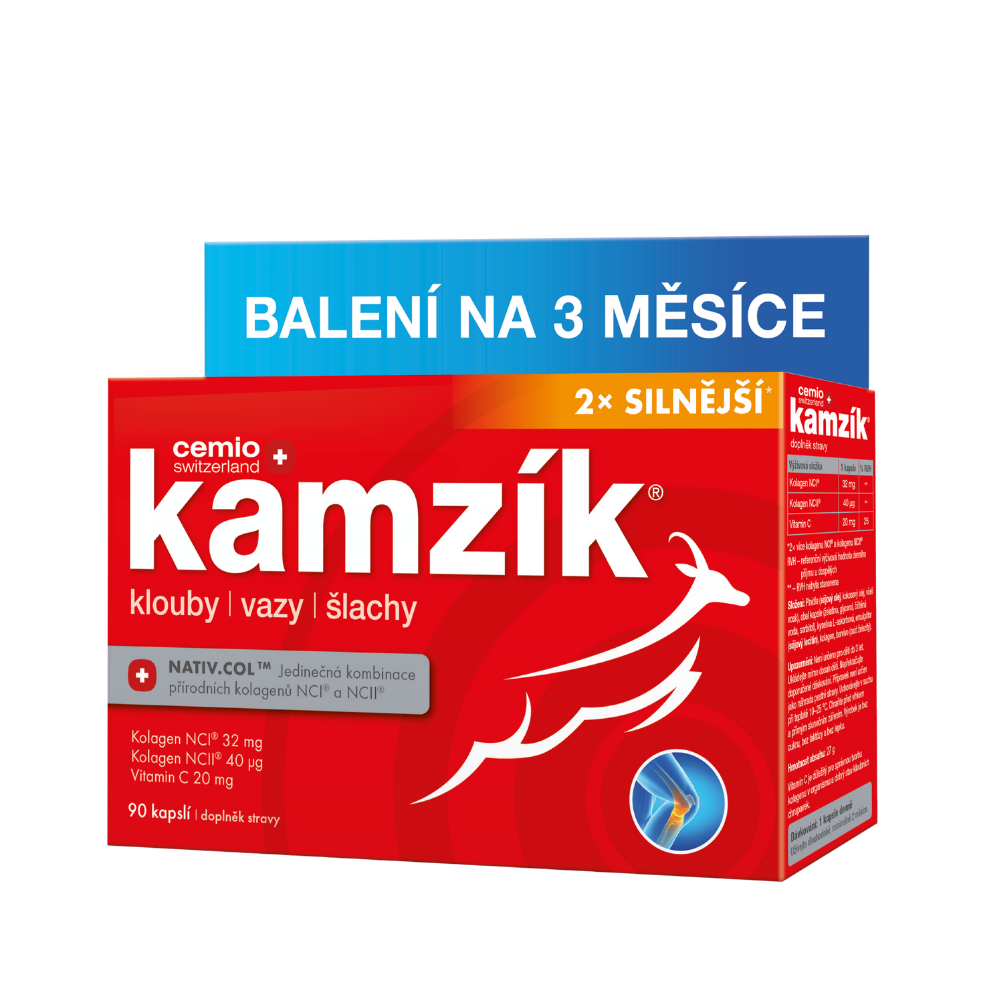 Cemio Kamzík® silnější, 90 kapslí