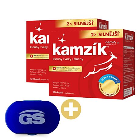 Cemio Kamzík®, 2 x 120 kapslí, soutěžní balení