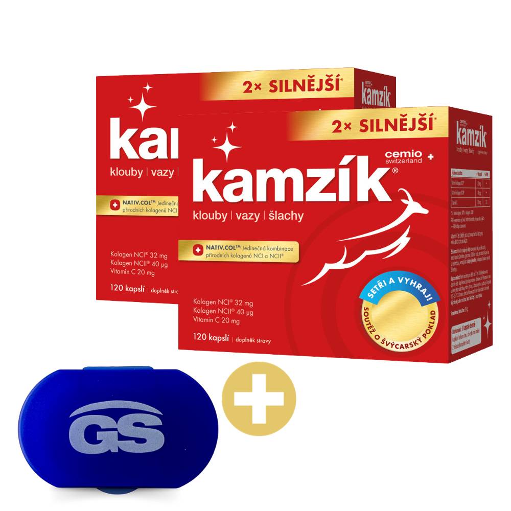 Cemio Kamzík®, 2 x 120 kapslí, soutěžní balení