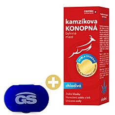 Cemio Kamzíkova konopná mast chladivá 200 ml, soutěžní balení