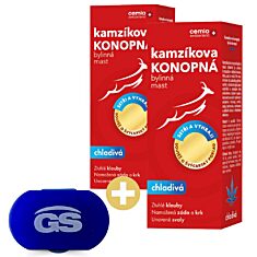 Cemio Kamzíkova konopná mast chladivá 2 x 200 ml, soutěžní balení