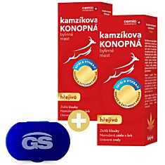 Cemio Kamzíkova konopná mast hřejivá 2 x 200 ml, soutěžní balení