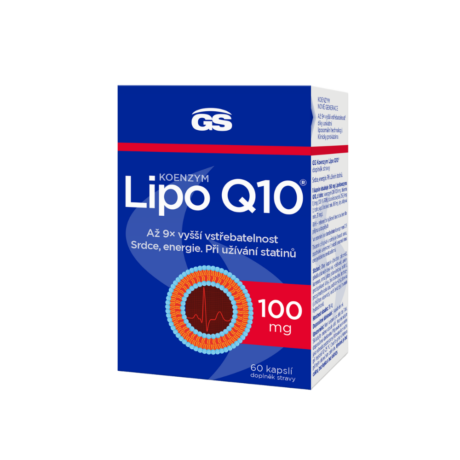 GS Koenzym Lipo Q10® 100 mg, 60 kapslí