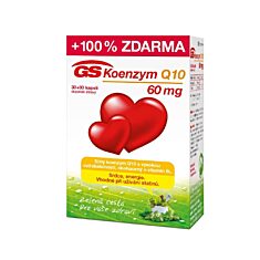 GS Koenzym Q10 60 mg, 30+30 kapslí