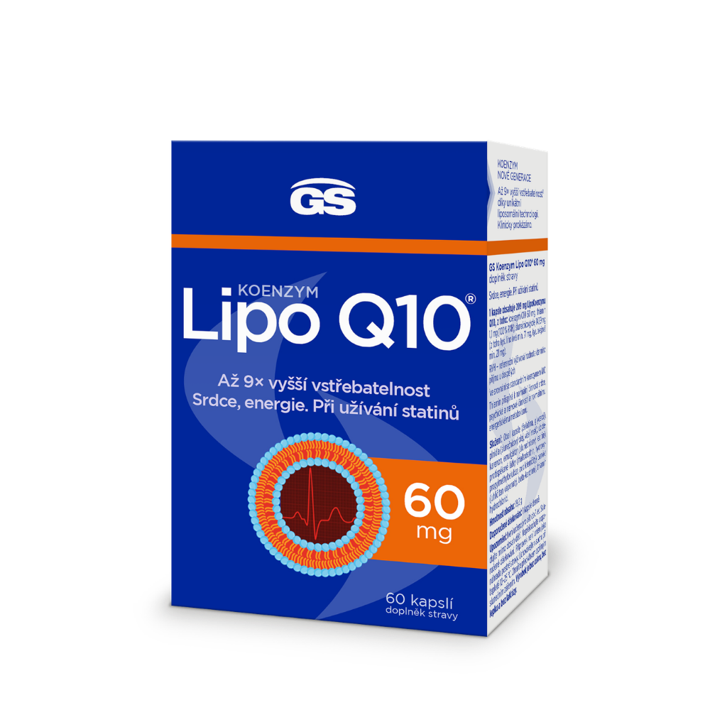 Levně GS Koenzym Lipo Q10® 60 mg, 60 kapslí