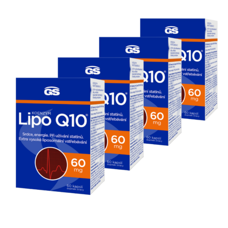 GS Koenzym Lipo Q10® 60 mg, 4 x 60 kapslí